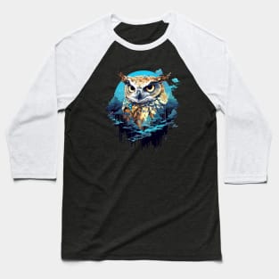 Owl Bird Animal Freedom World Wildlife Beauty Adventure Baseball T-Shirt